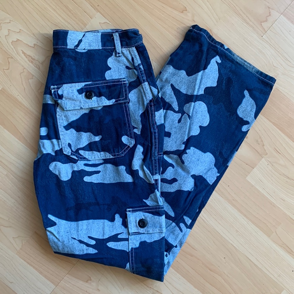 Vintage Blue Camo Jeans
